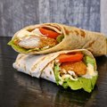 Honey chicken wrap menu
