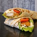 Crunchy chicken wrap