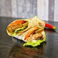 Spicy veggie wrap
