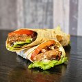 Honey veggie wrap