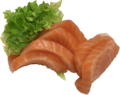 Zalm sashimi