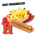 Bakje Friet met Kipfrikandellen