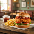 Miki Hot Chicken Burger