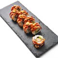 Deluxe ebi salmon roll