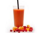 Verse fruit smoothie mango/aardbei