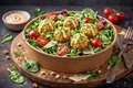 Salade Bowl Caesar chicken pop