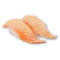 Flamed salmon nigiri