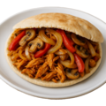 Pita pulled chicken