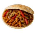 Pita pulled chicken