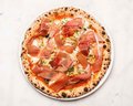Pizza Crudo e Funghi