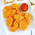 Waffle fries small
