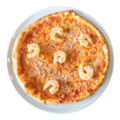 Pizza garnalen