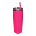 Dunkin' Silikon-Reisebecher Pink