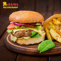Cheesburger menu وجبة برغر