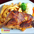 Half kip met Friet نصف فروج مع بطاطا