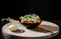 Loaded fries Champignonroomsaus (V)