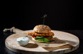 Greek chicken burger