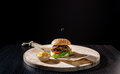 Bacon en cheeseburger