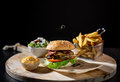 Bacon en cheeseburger menu