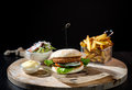 Avocado burger menu (vegetarisch)