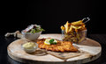 Varkensschnitzel menu