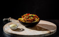 Loaded fries Chili Sin Carne (V)