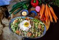 Beef Teriyaki salade
