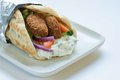 Pita falafel (vega)