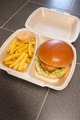 Crispy chick'n burger