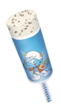 Smurfen push up ijsje