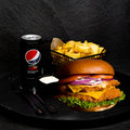 Double Chickenburger 350G Menu