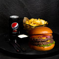 DoubleDecker Burger 460G Menu