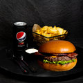 Smokey Bacon Cheeseburger 230G Menu
