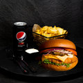 Spicy Chickenburger 180G Menu