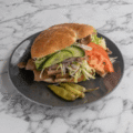 Turks brood döner kebab