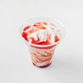 Aardbeien sundae