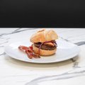 Hamburger BBQ bacon
