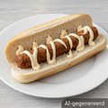 Broodje frikandel met mayonaise
