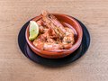 Gambas con vodka
