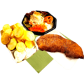 Varkensschnitzel menu