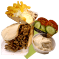 Shoarma menu kip
