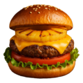 Broodje hamburger - Hawai