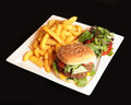 Grill hamburger