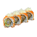 55. Gefrituurde garnalen maki