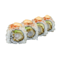56. Gefrituurde pittige garnalen maki