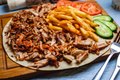 Döner kebab kip & shoarma schotel