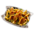 Loaded fries crispy chicken
