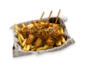 Loaded fries kipsaté