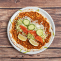Lahmacun met salade
