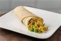 Roti Rol Kipfilet Kerrie / Roti Wrap Thigh filet Curry and Vegetables